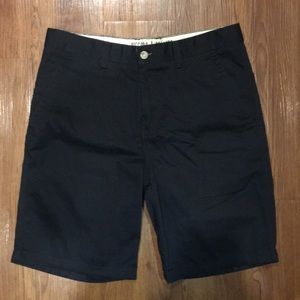Black chino shorts